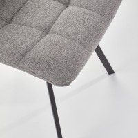 K402 Καρέκλα γκρι 45x55x86cm με ύψος καθίσματος 48 cm
