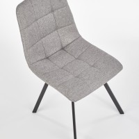 K402 Καρέκλα γκρι 45x55x86cm με ύψος καθίσματος 48 cm