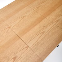 Τραπέζι DERRICK επεκτεινομενο φυσικό/μαυρο 160-200/90/75 cm 2010001178620