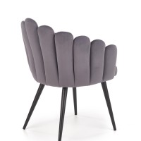 K410 πολυθρόνα τραπεζαρίας γκρι 65/62/85/50 cm 2010001178651