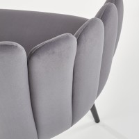 K410 πολυθρόνα τραπεζαρίας γκρι 65/62/85/50 cm 2010001178651