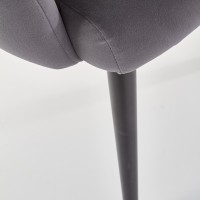 K410 πολυθρόνα τραπεζαρίας γκρι 65/62/85/50 cm 2010001178651