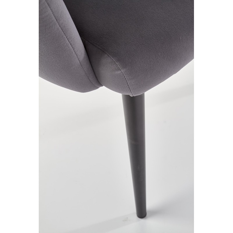 K410 πολυθρόνα τραπεζαρίας γκρι 65/62/85/50 cm 2010001178651