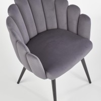 K410 πολυθρόνα τραπεζαρίας γκρι 65/62/85/50 cm 2010001178651