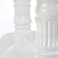 JOSPEH Τραπέζι τραπεζαρίας επεκεινόμενο σε Λευκό χρώμα 150-190/90/77 cm