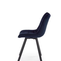 K332 Καρέκλα σκούρο μπλε : 46x61x84cm με ύψος καθίσματος 48 cm