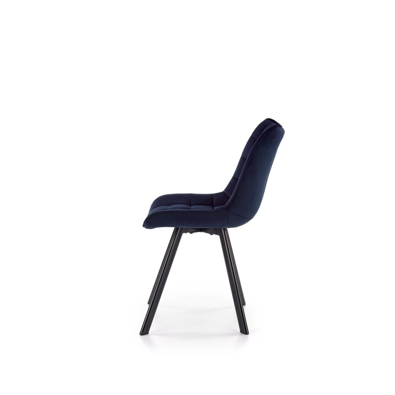 K332 Καρέκλα σκούρο μπλε : 46x61x84cm με ύψος καθίσματος 48 cm