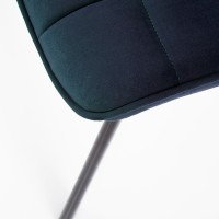 K332 Καρέκλα σκούρο μπλε : 46x61x84cm με ύψος καθίσματος 48 cm
