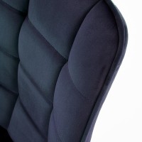 K332 Καρέκλα σκούρο μπλε : 46x61x84cm με ύψος καθίσματος 48 cm
