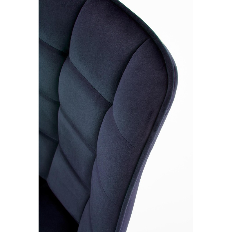 K332 Καρέκλα σκούρο μπλε : 46x61x84cm με ύψος καθίσματος 48 cm