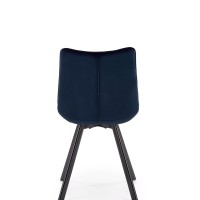 K332 Καρέκλα σκούρο μπλε : 46x61x84cm με ύψος καθίσματος 48 cm