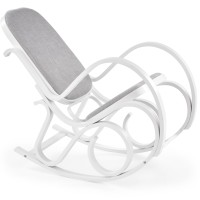 Κουνιστή καρέκλα MAX BIS PLUS λευκό-γκρι 52x90x95 cm