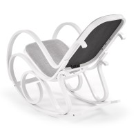 Κουνιστή καρέκλα MAX BIS PLUS λευκό-γκρι 52x90x95 cm