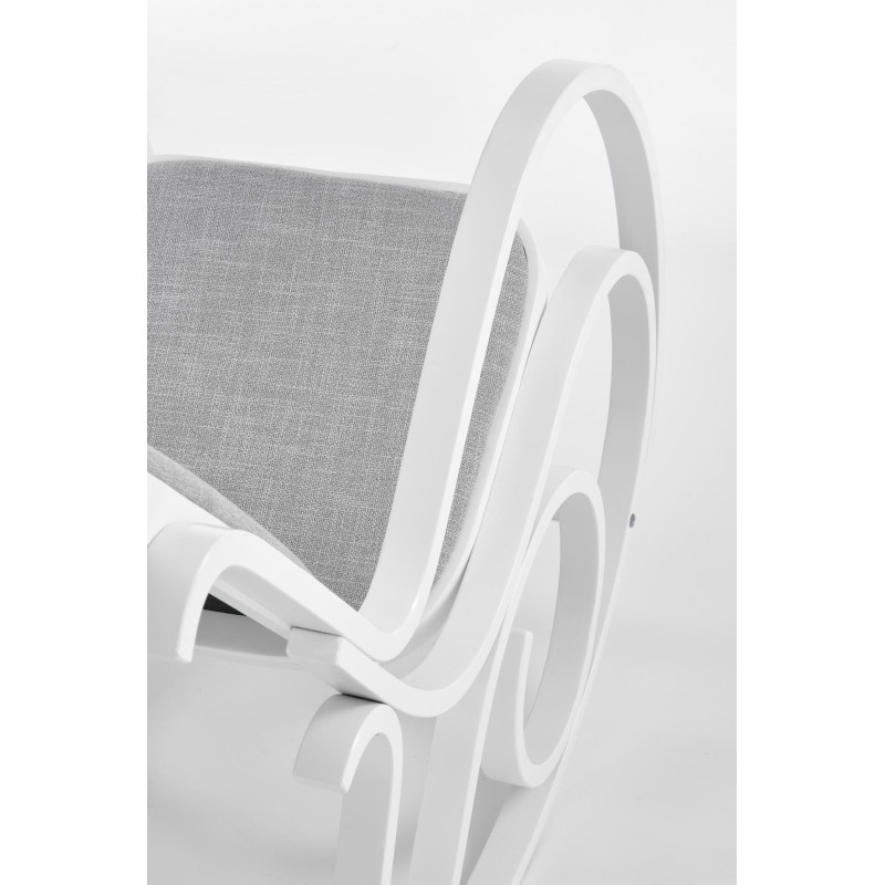 Κουνιστή καρέκλα MAX BIS PLUS λευκό-γκρι 52x90x95 cm