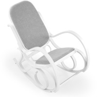Κουνιστή καρέκλα MAX BIS PLUS λευκό-γκρι 52x90x95 cm