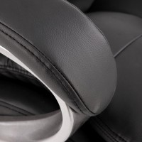 PRESTON Καρέκλα Γραφείου σε μαύρο χρώμα με μηχανισμό TILT 114x66x72 cm