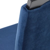 Καρέκλα CLARION μαύρο 42x58x97 με ύψος καθίσματος 49 cm