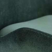 K454  Καρέκλα Τραπεζαρίας σκούρο πράσινο/μαύρο 46/55/83cm και ύψος καθίσματος 48 cm