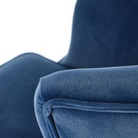 Πολυθρόνα TITAN σκούρο μπλε 73/70/87 cm, βελούδινο ύφασμα / μασίφ ξύλο V-CH-TITAN-FOT-GRANATOWY