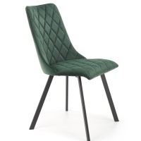 K450 Καρέκλα σκούρο πράσινο : 44x58x85cm με ύψος καθίσματος 47 cm