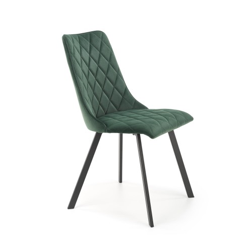 K450 Καρέκλα σκούρο πράσινο : 44x58x85cm με ύψος καθίσματος 47 cm