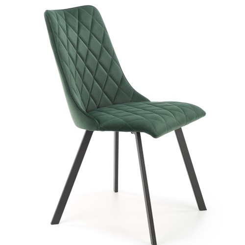 K450 Καρέκλα σκούρο πράσινο : 44x58x85cm με ύψος καθίσματος 47 cm