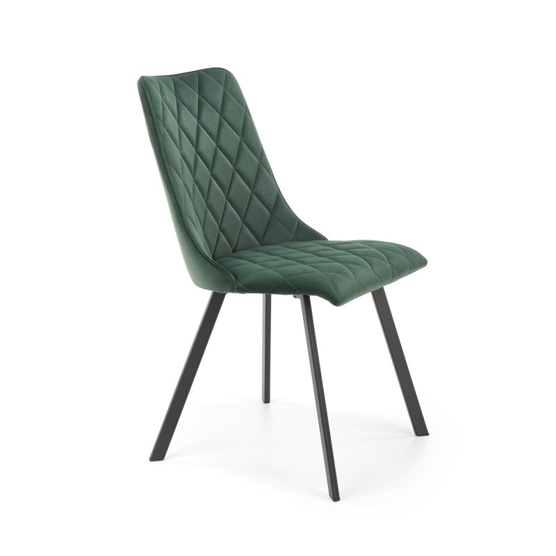 K450 Καρέκλα σκούρο πράσινο : 44x58x85cm με ύψος καθίσματος 47 cm
