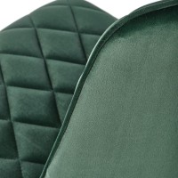 K450 Καρέκλα σκούρο πράσινο : 44x58x85cm με ύψος καθίσματος 47 cm