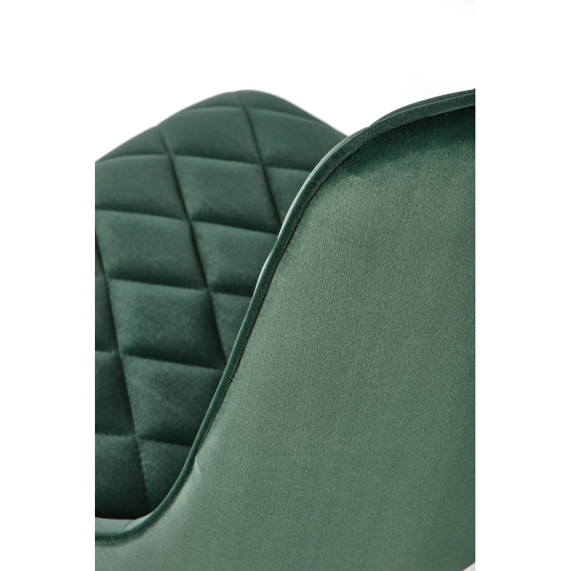 K450 Καρέκλα σκούρο πράσινο : 44x58x85cm με ύψος καθίσματος 47 cm