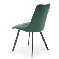 K450 Καρέκλα σκούρο πράσινο : 44x58x85cm με ύψος καθίσματος 47 cm