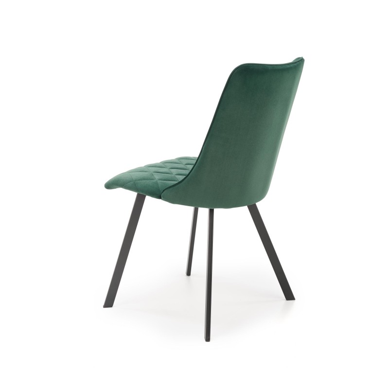 K450 Καρέκλα σκούρο πράσινο : 44x58x85cm με ύψος καθίσματος 47 cm