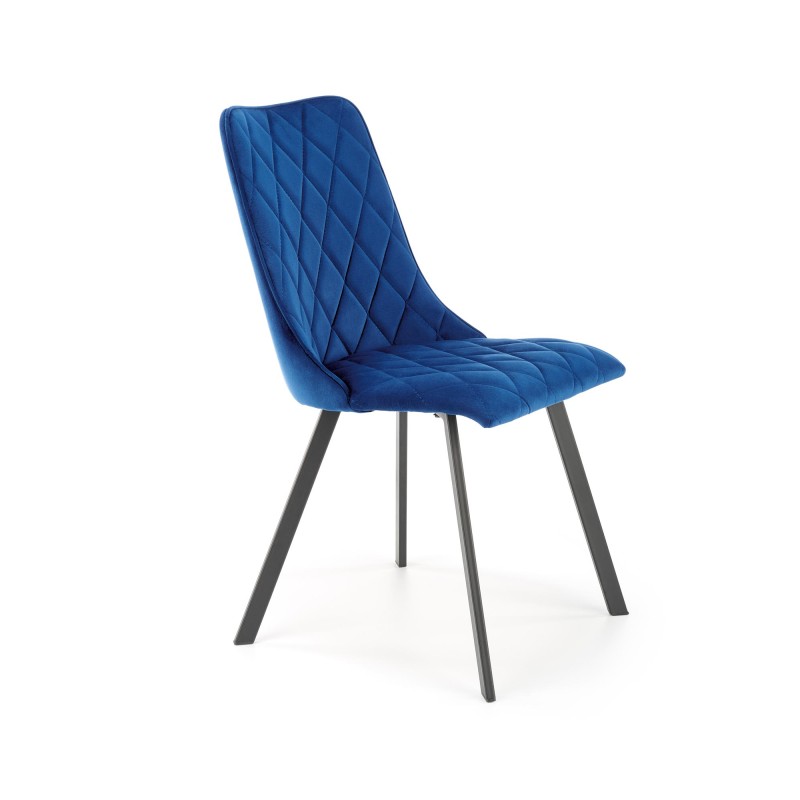 K450 Καρέκλα σκούρο μπλε  44x58x85cm με ύψος καθίσματος 47 cm