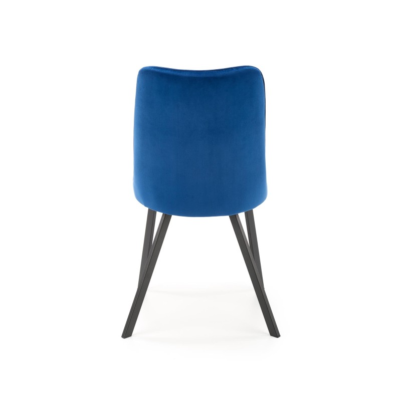 K450 Καρέκλα σκούρο μπλε  44x58x85cm με ύψος καθίσματος 47 cm