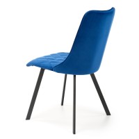 K450 Καρέκλα σκούρο μπλε  44x58x85cm με ύψος καθίσματος 47 cm