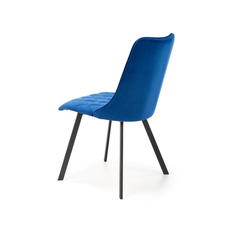 K450 Καρέκλα σκούρο μπλε  44x58x85cm με ύψος καθίσματος 47 cm