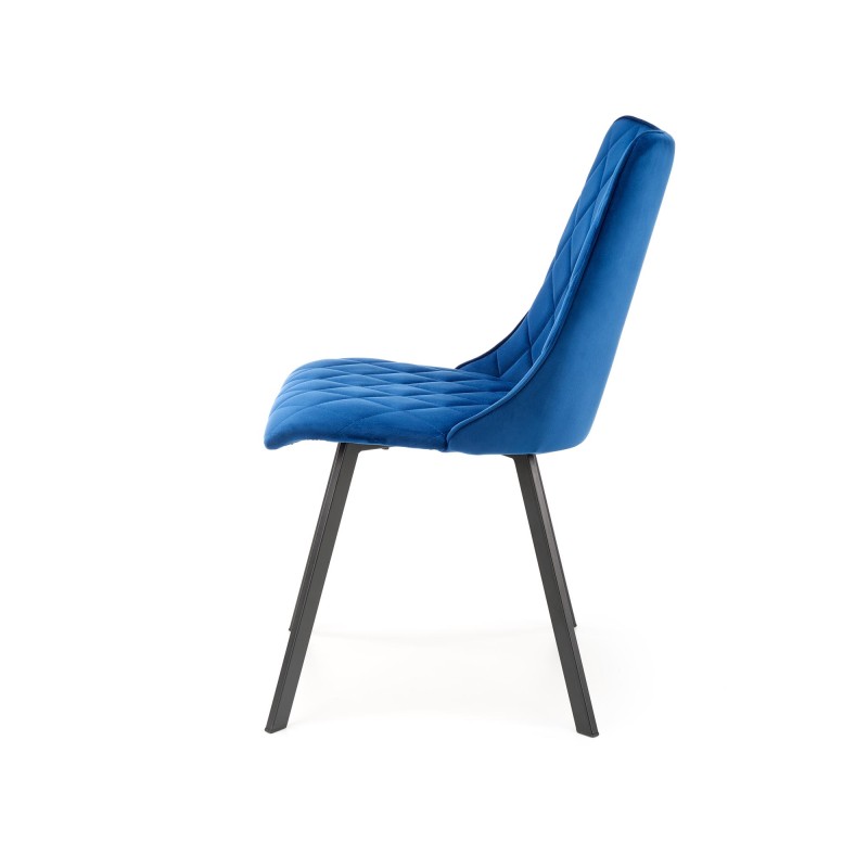 K450 Καρέκλα σκούρο μπλε  44x58x85cm με ύψος καθίσματος 47 cm