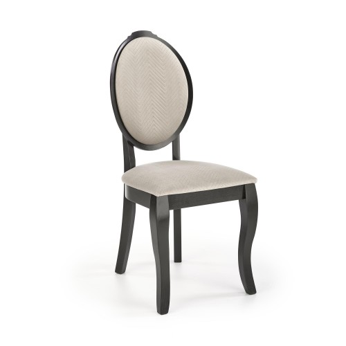 VELO καρέκλα τραπεζαρίας, μαύρο/μπεζ 44/53/96/47 cm 2010001182580