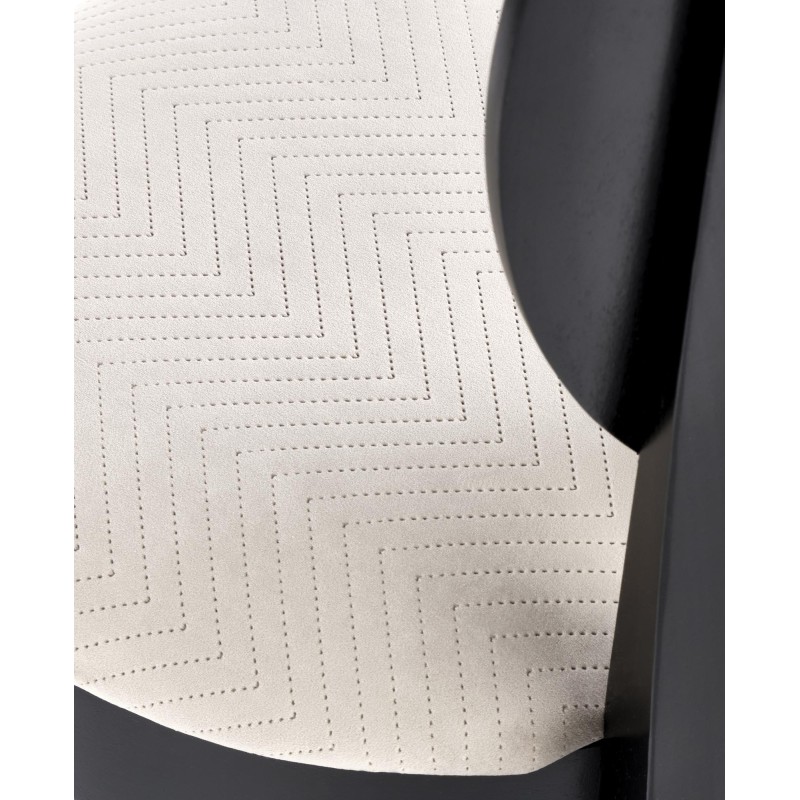 VELO καρέκλα τραπεζαρίας, μαύρο/μπεζ 44/53/96/47 cm 2010001182580