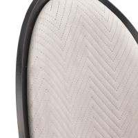 VELO καρέκλα τραπεζαρίας, μαύρο/μπεζ 44/53/96/47 cm 2010001182580