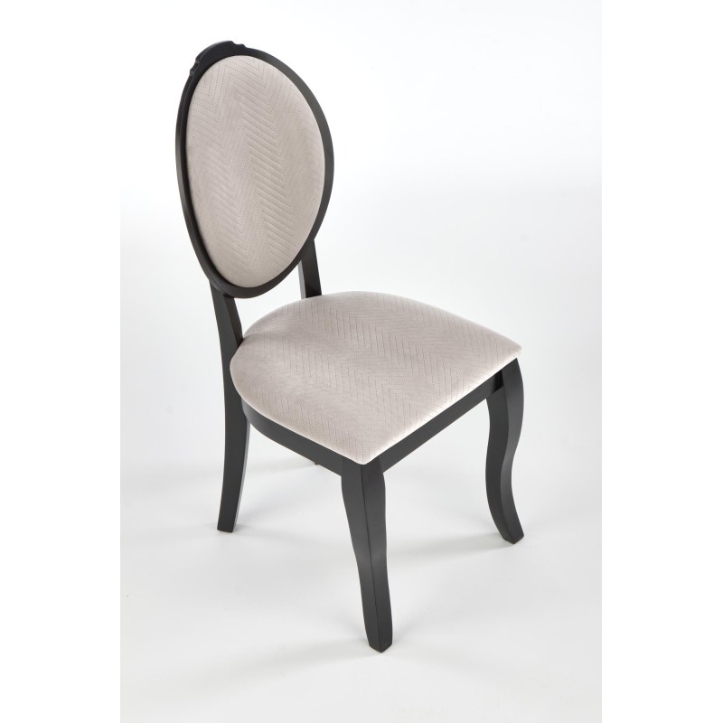 VELO καρέκλα τραπεζαρίας, μαύρο/μπεζ 44/53/96/47 cm 2010001182580