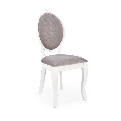 VELO Καρέκλα Τραπεζαρίας, λευκό/γκρι 44/53/96cm