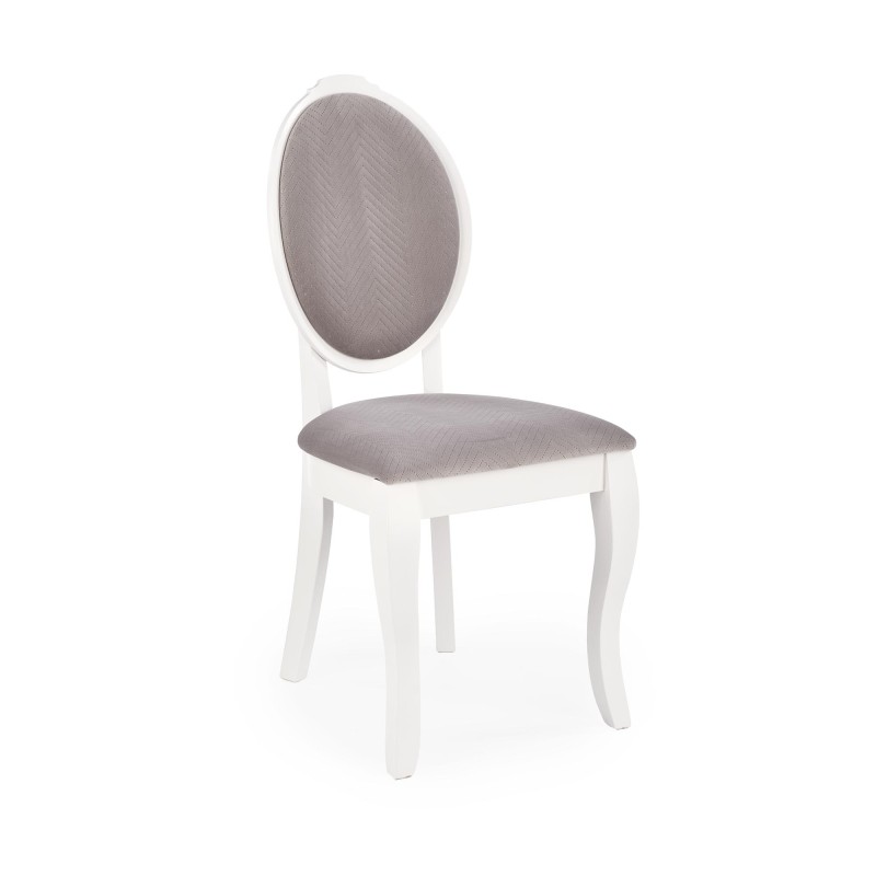 VELO Καρέκλα Τραπεζαρίας, λευκό/γκρι 44/53/96cm