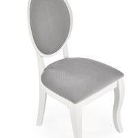 VELO Καρέκλα Τραπεζαρίας, λευκό/γκρι 44/53/96cm
