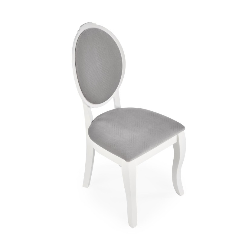 VELO Καρέκλα Τραπεζαρίας, λευκό/γκρι 44/53/96cm