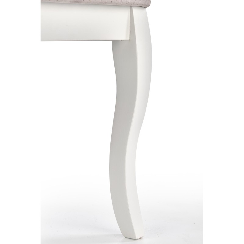 VELO Καρέκλα Τραπεζαρίας, λευκό/γκρι 44/53/96cm