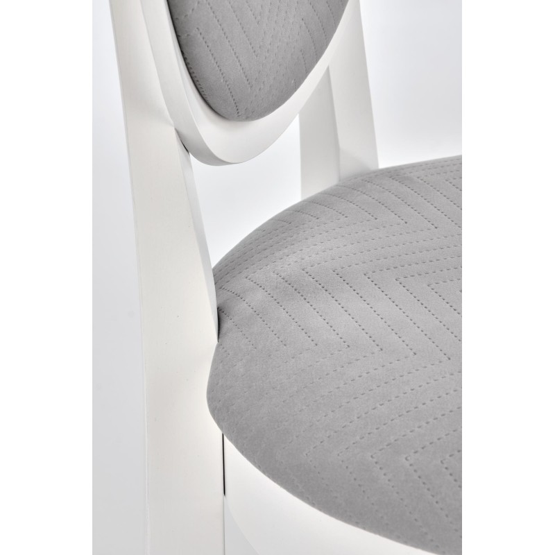 VELO Καρέκλα Τραπεζαρίας, λευκό/γκρι 44/53/96cm