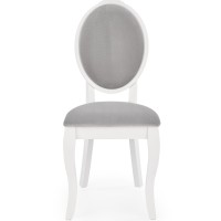 VELO Καρέκλα Τραπεζαρίας, λευκό/γκρι 44/53/96cm