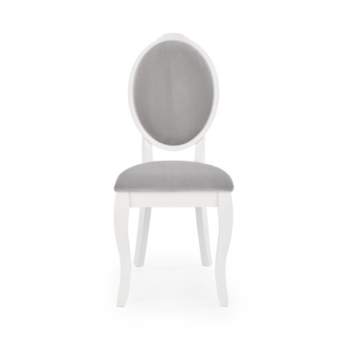VELO Καρέκλα Τραπεζαρίας, λευκό/γκρι 44/53/96cm