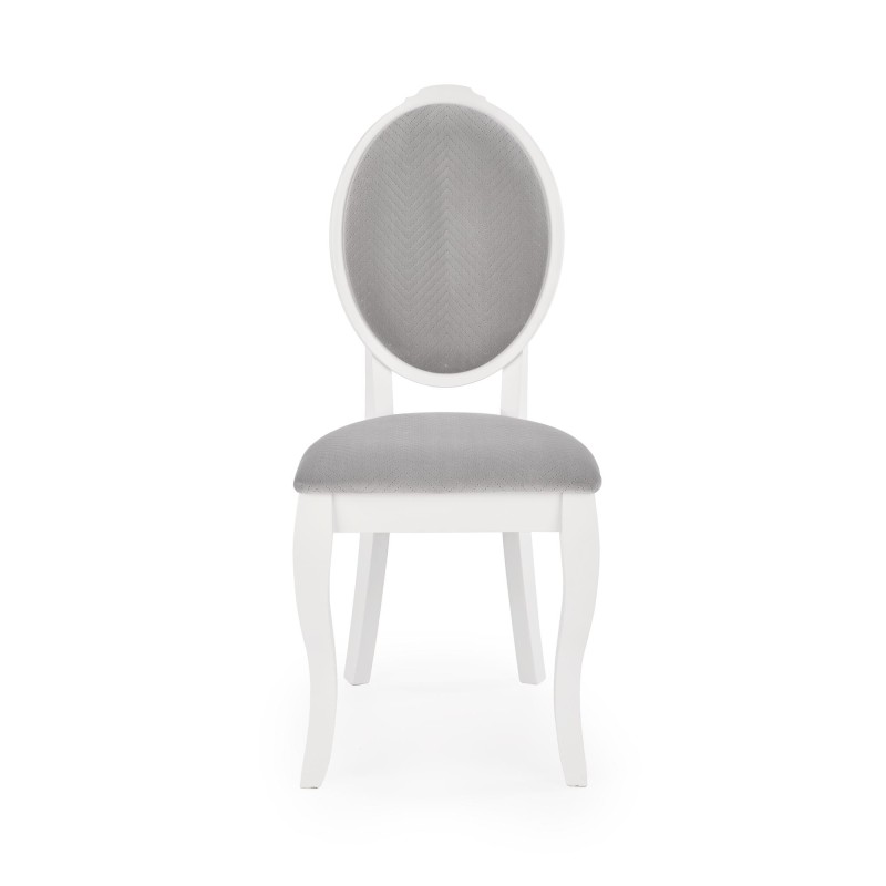 VELO Καρέκλα Τραπεζαρίας, λευκό/γκρι 44/53/96cm