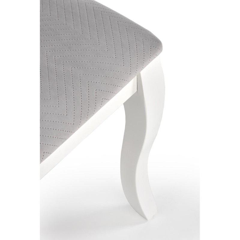 VELO Καρέκλα Τραπεζαρίας, λευκό/γκρι 44/53/96cm